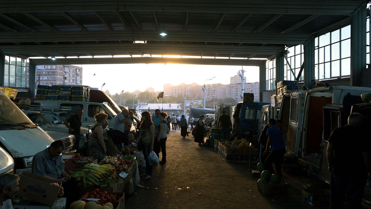 Gemüsemarkt in Bangladesh in Armenien