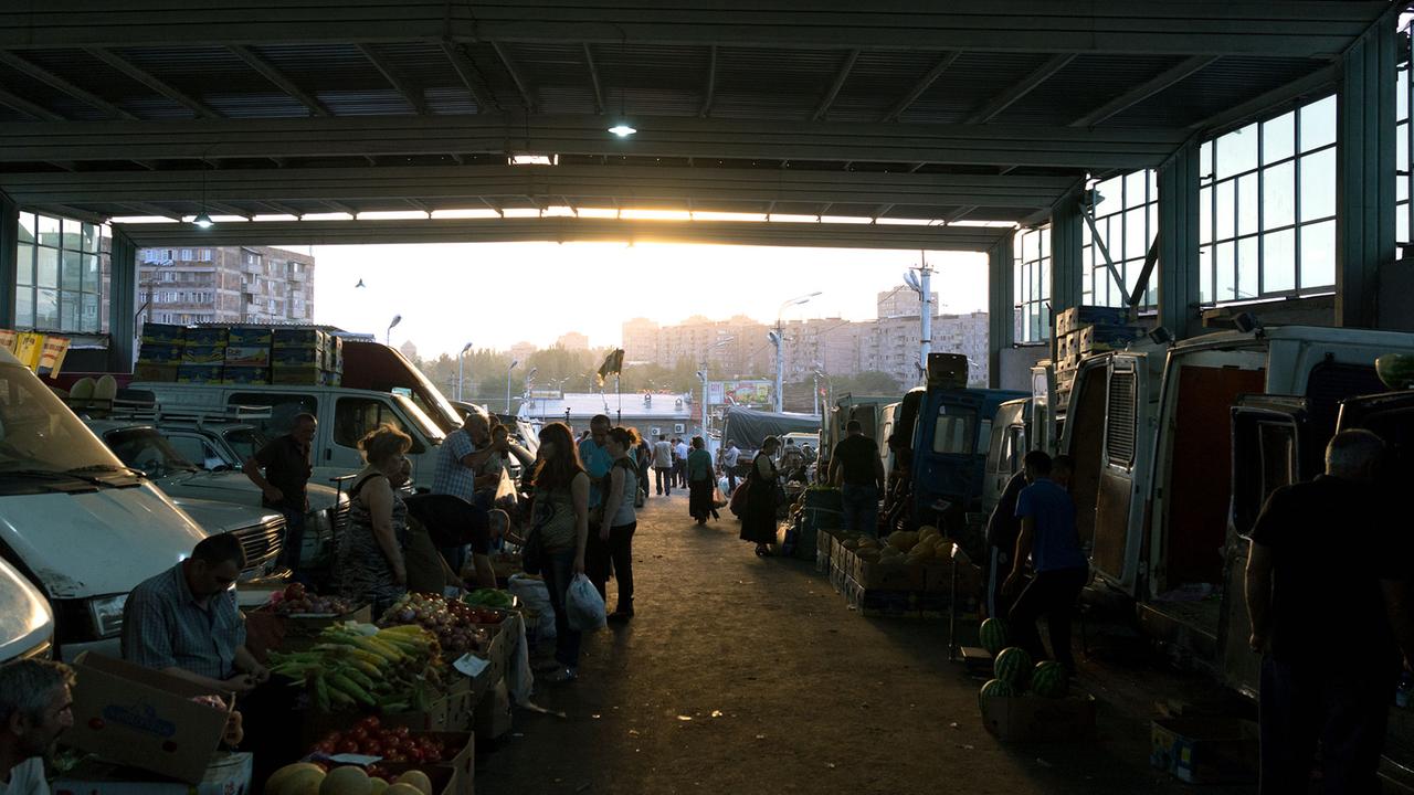 Gemüsemarkt in Bangladesh in Armenien Gemüsemarkt in Bangladesh in Armenien