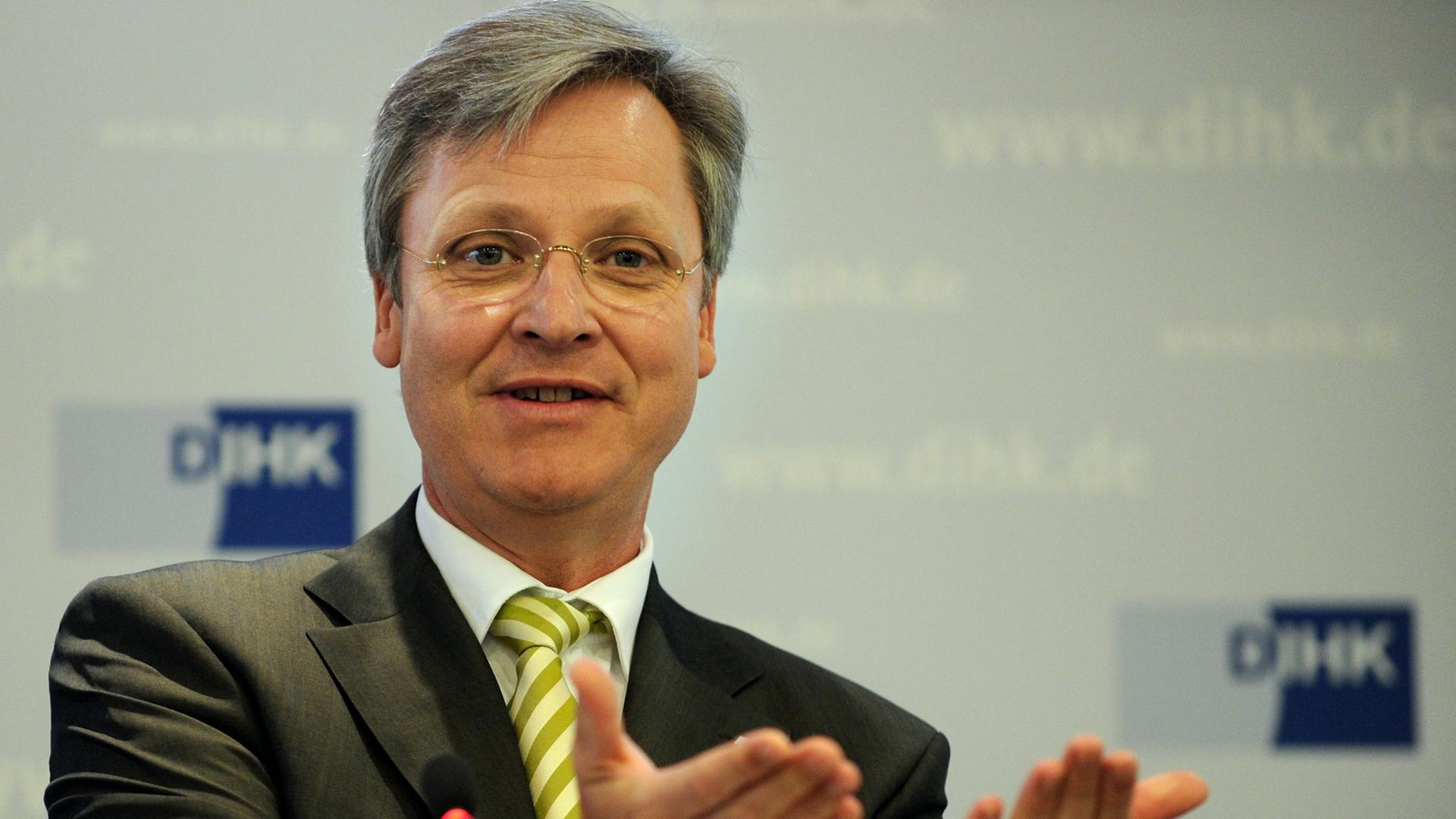Martin Wansleben, Hauptgeschäftsführer des Deutschen Industrie- und Handelskammertages (DIHK) Martin Wansleben, Hauptgeschäftsführer des Deutschen Industrie- und Handelskammertages (DIHK)