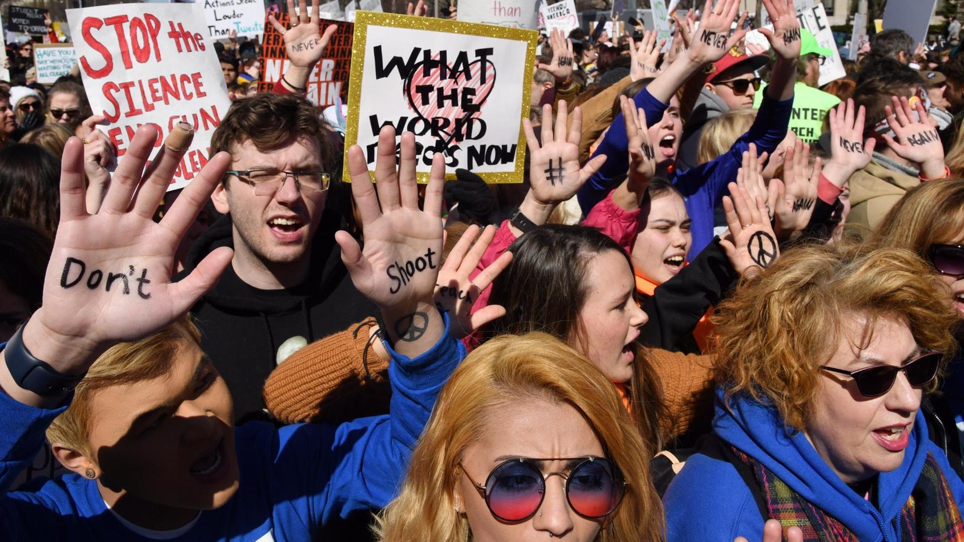 "March for our lives" in Washington "March for our lives" in Washington