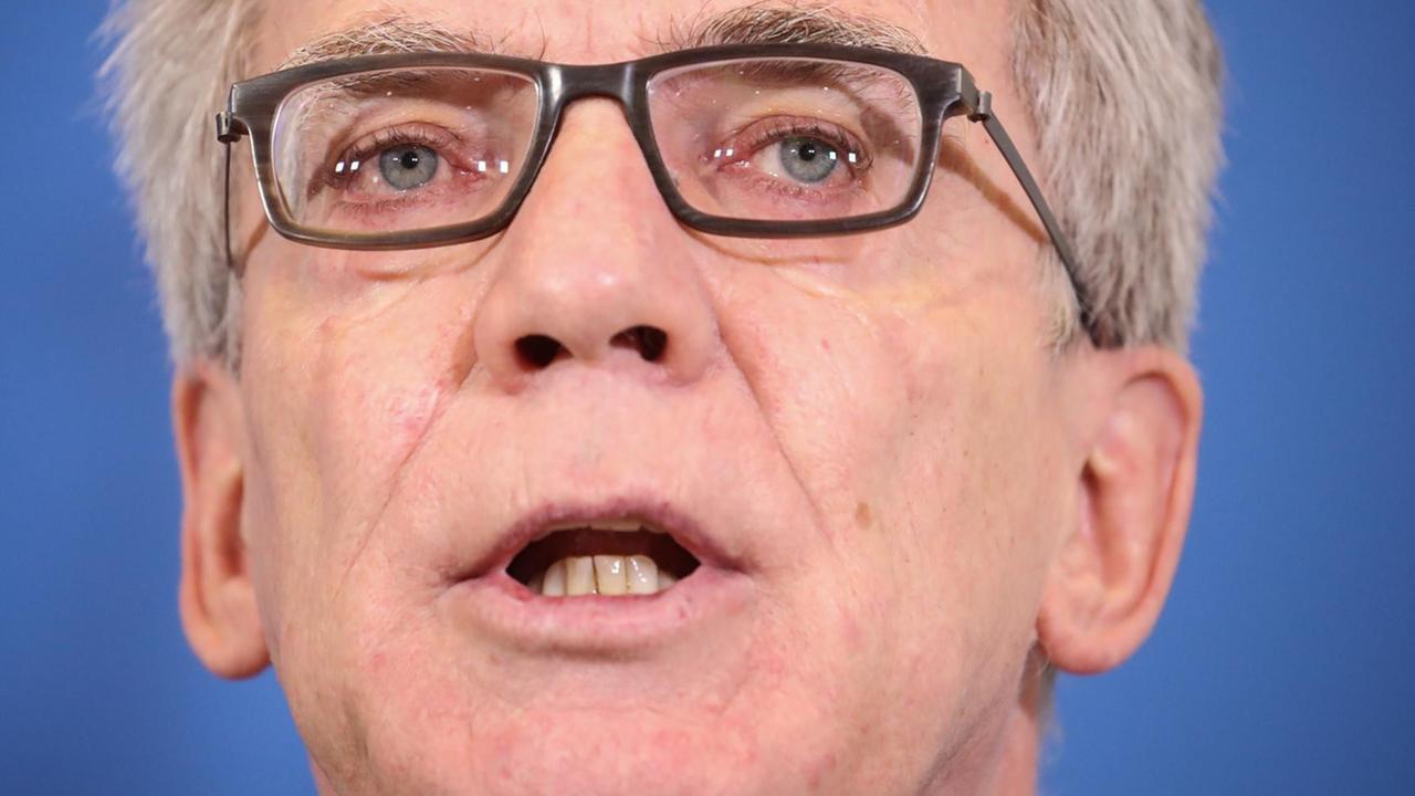 Innenminister de Maizière Innenminister de Maizière