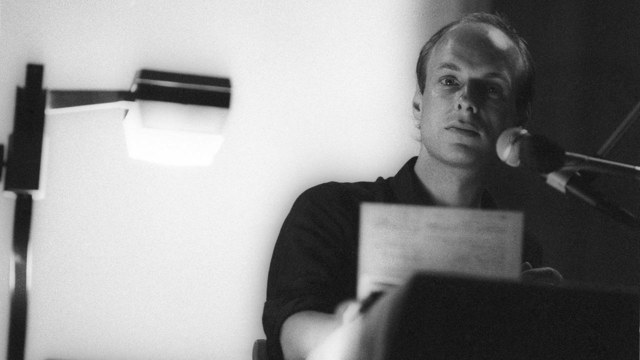 Der englische Musiker und Komponist Brian Eno in einer Aufnahme von 1980 Der englische Musiker und Komponist Brian Eno in einer Aufnahme von 1980