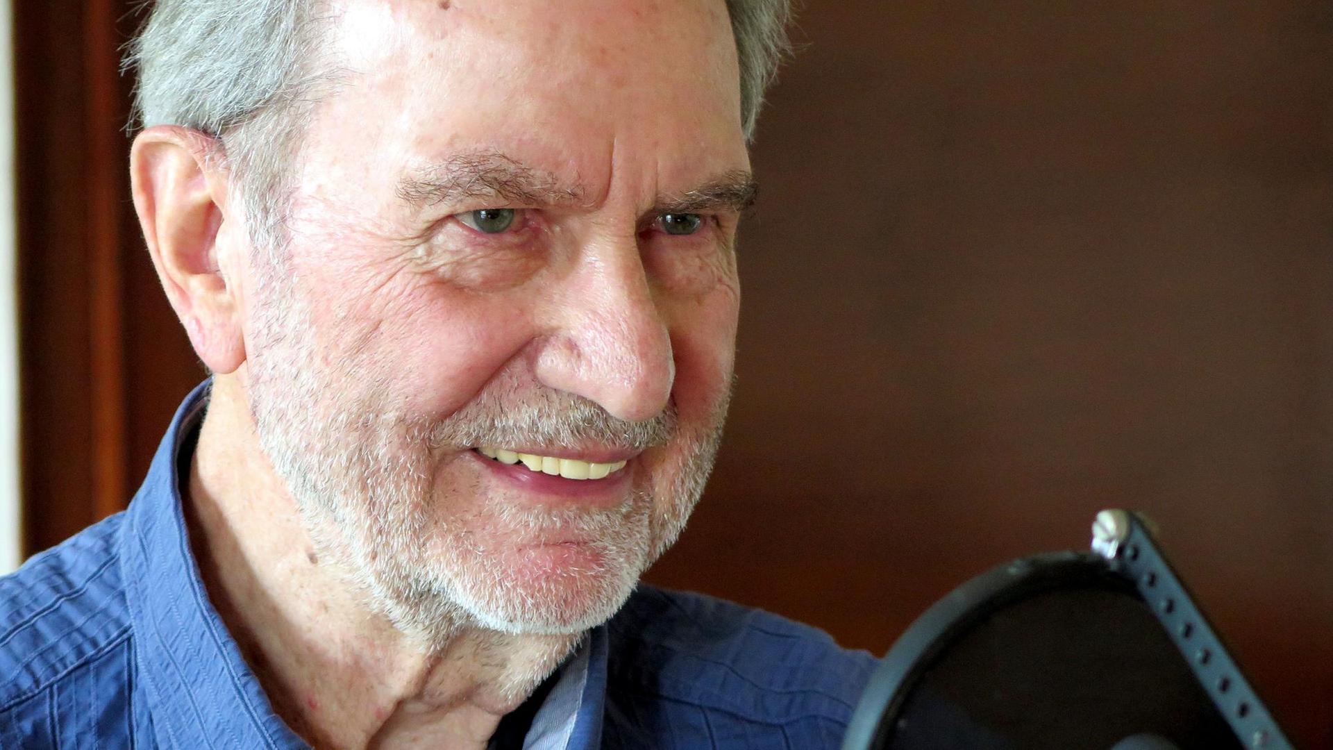 Der deutsche Regisseur Edgar Reitz am 9. Juni 2016 im Studio 5 des Deutschlandradio Kultur Der deutsche Regisseur Edgar Reitz am 9. Juni 2016 im Studio 5 des Deutschlandradio Kultur