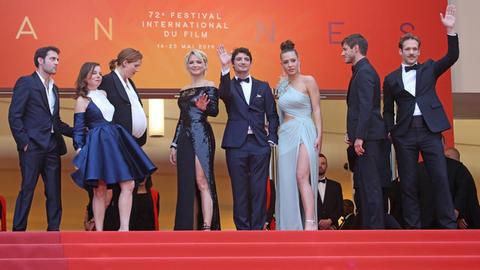 Cast des Wettbewerbsfilms "Sybil" 2019 in Cannes