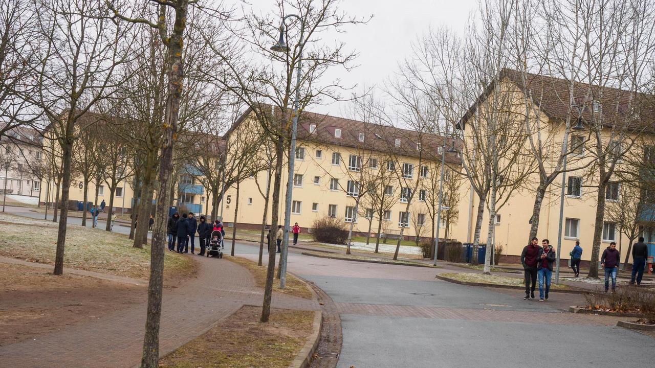 Wohnblocks der Aufnahmeeinrichtung Oberfranken in Bamberg Wohnblocks der Aufnahmeeinrichtung Oberfranken in Bamberg