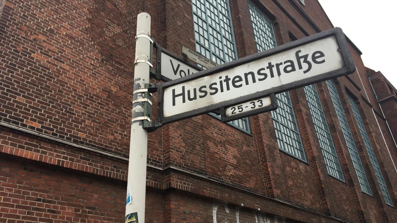 Eine Straße im Berliner Stadtteil Wedding erinnert an die Hussiten.