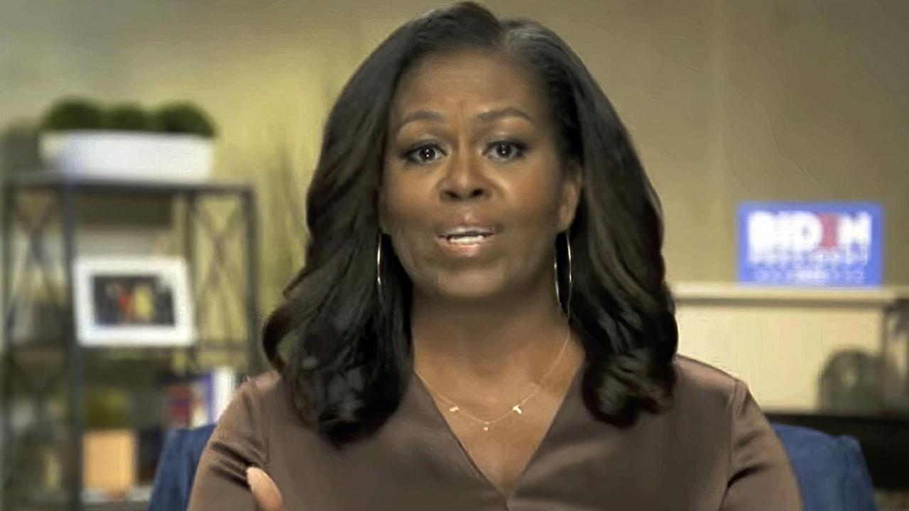 Die frühere First Lady Michelle Obama hat auf dem Parteitag der US-Demokraten die Vorzüge des Präsidentschaftsbewerbers Joe Biden herausgestellt. Die frühere First Lady Michelle Obama hat auf dem Parteitag der US-Demokraten die Vorzüge des Präsidentschaftsbewerbers Joe Biden herausgestellt.