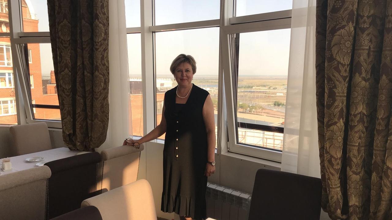Hotelbesitzerin Tatjana Netschepajew Hotelbesitzerin Tatjana Netschepajew