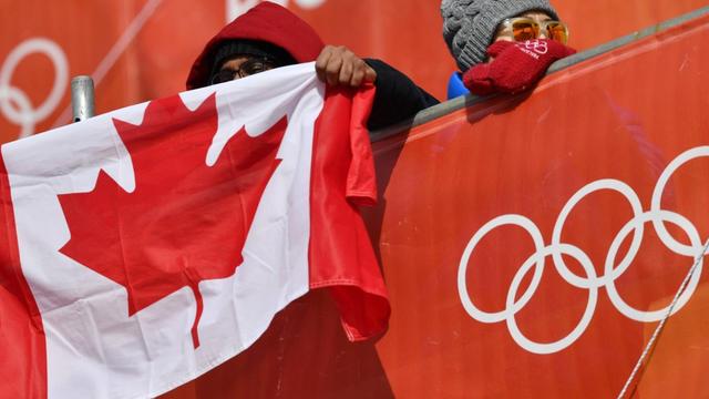 Kanadische Fans bei den Winterspielen in Pyeongchang 2018