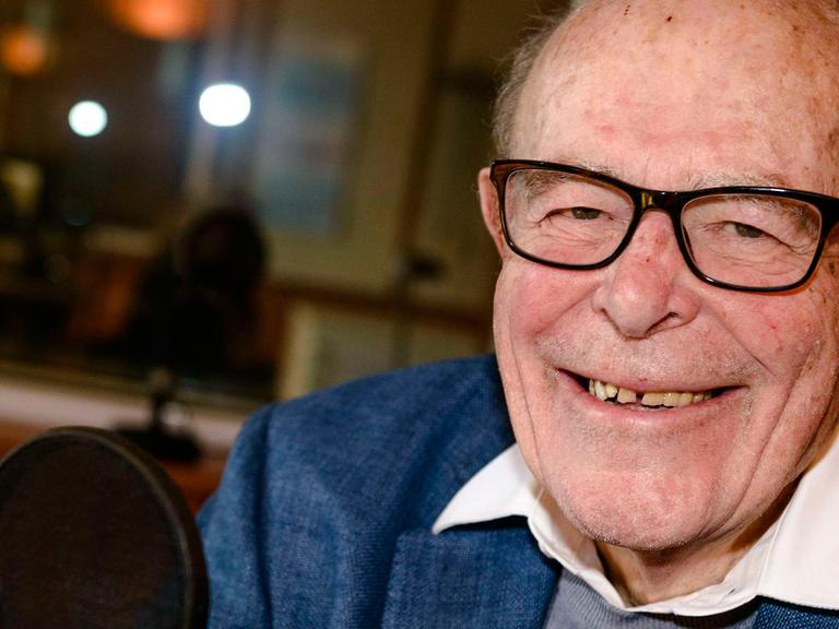 Regisseur Marcel Ophüls zu Gast im Studio von Deutschlandradio Kultur