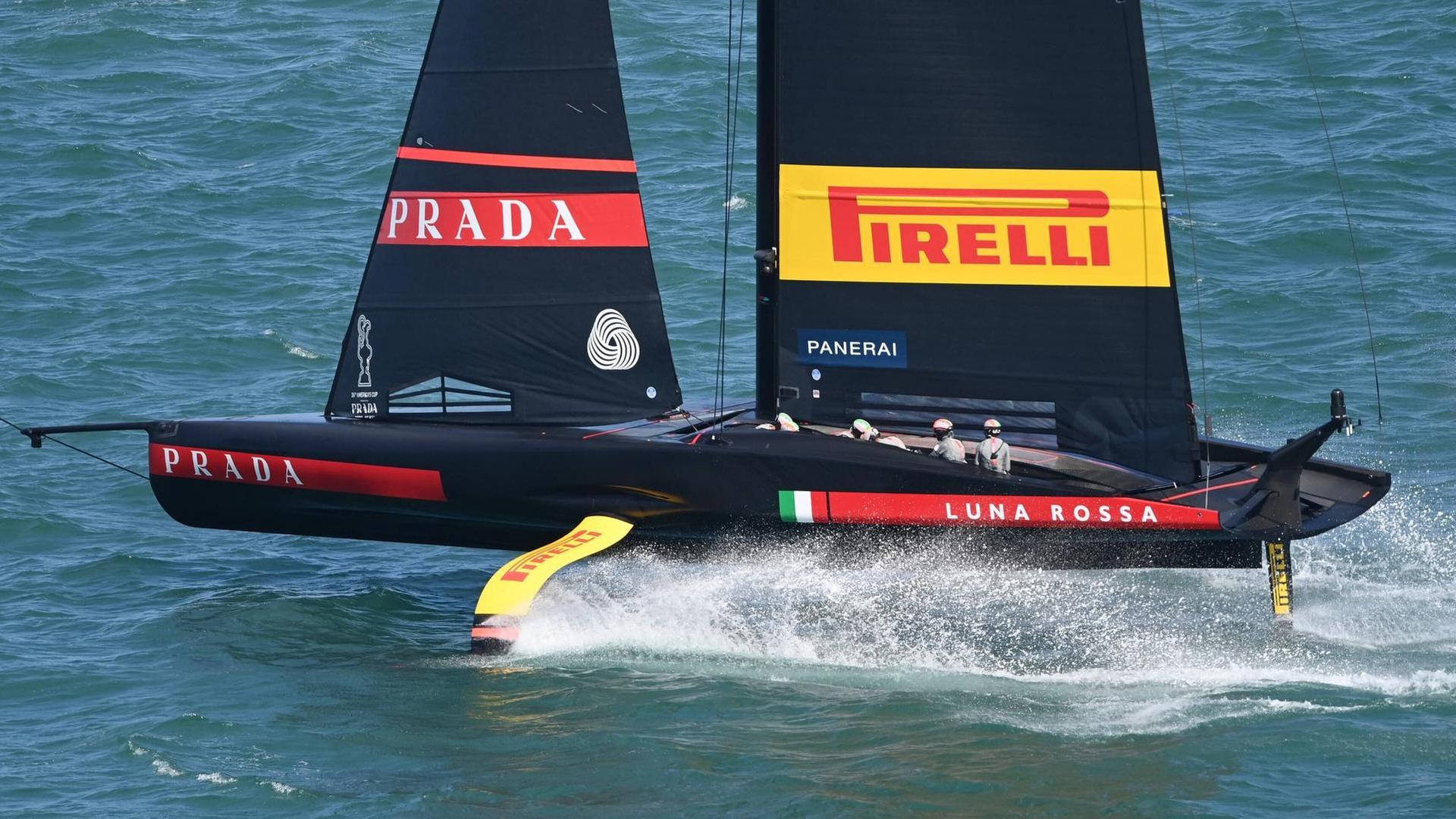 Das Boot vom Team Luna Rossa Das Boot vom Team Luna Rossa