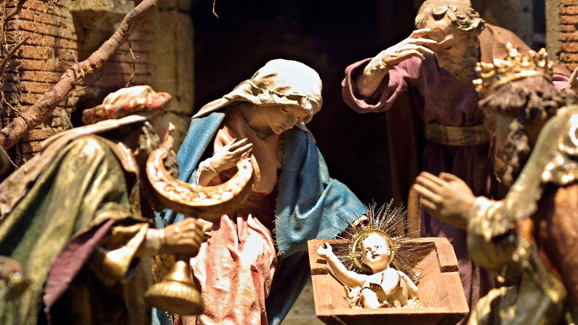 Weihnachtskrippe von Sebastian Osterrieder - Neuerwerbung des Bayerischen Nationalmuseums in München Weihnachtskrippe von Sebastian Osterrieder - Neuerwerbung des Bayerischen Nationalmuseums in München
