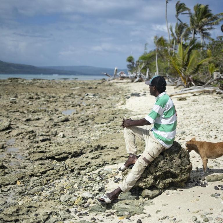 Willy Kenneth, Bewohner einer der Inseln des vom Klimawandel bedrohten Staats Vanuatu