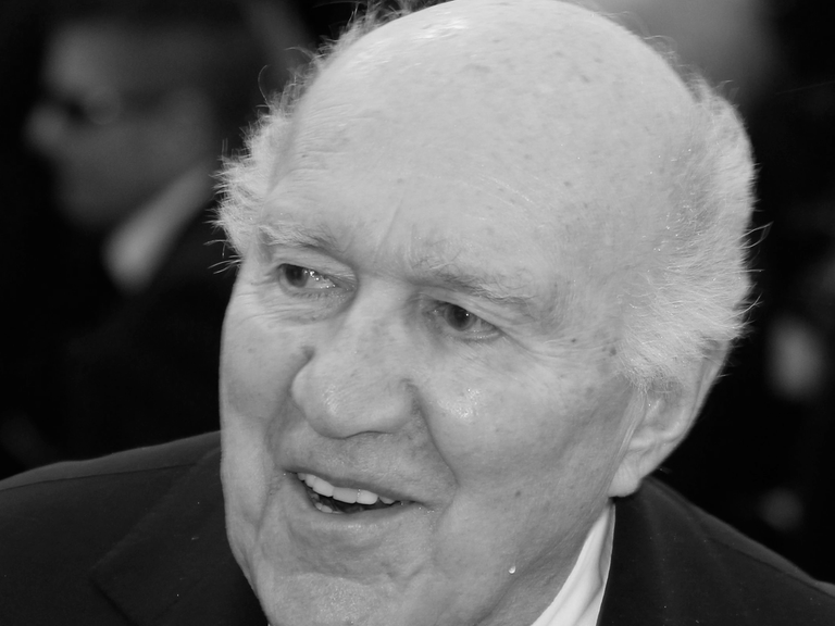 Der Schauspieler Michel Piccoli; Aufnahme vom Mai 2013 beim Filmfestival in Cannes