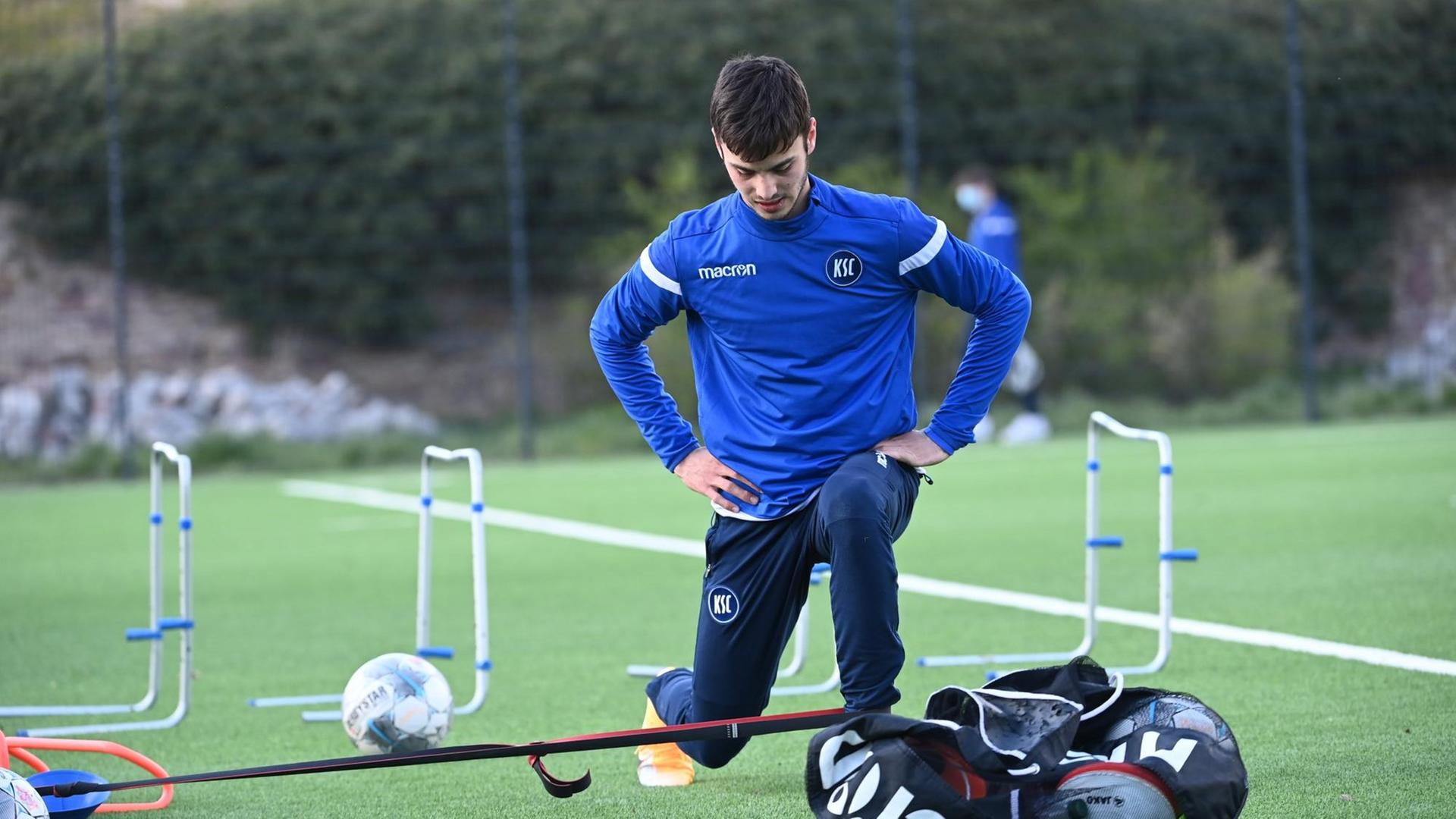 Training der Junioren vom Karlsruher SC. Training der Junioren vom Karlsruher SC.