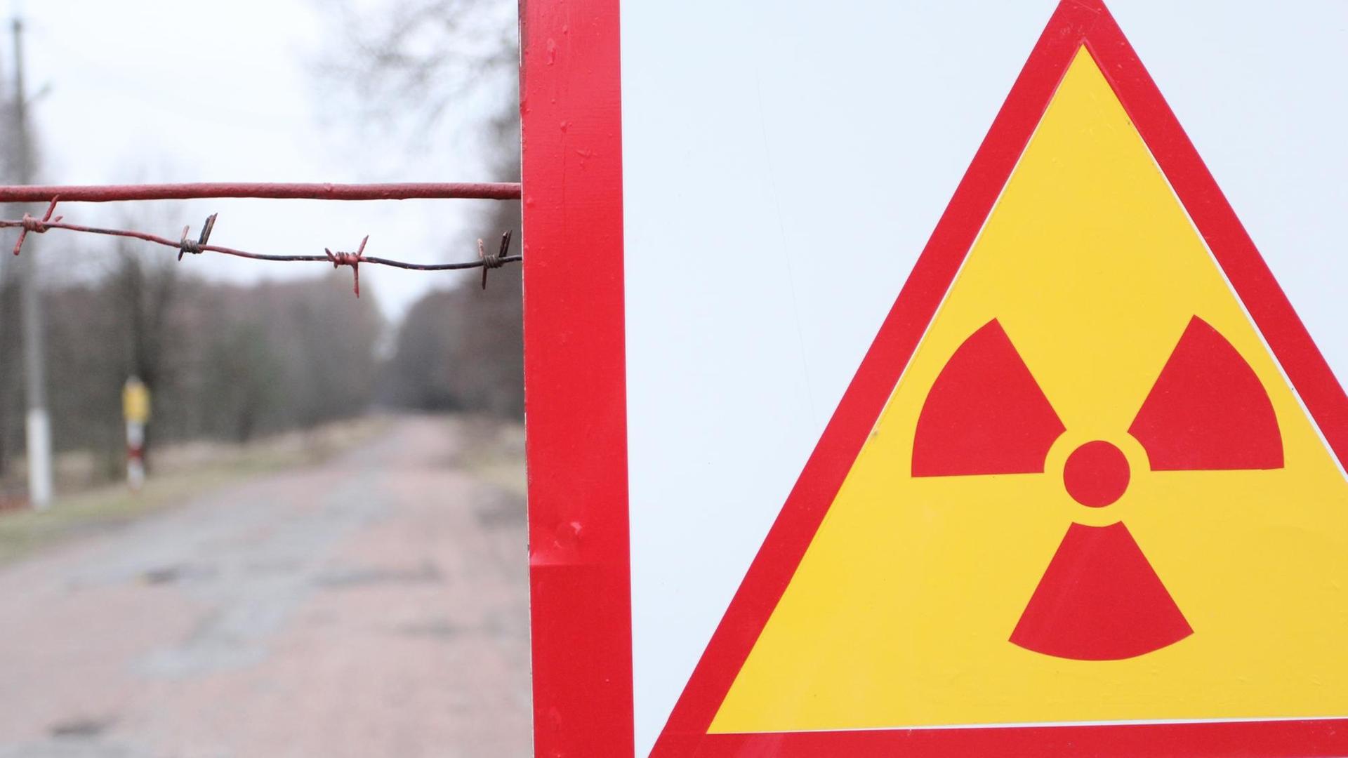 Am Rande der evakuierten 30-Kilometer-Zone rund um das Atomkraftwerk Tschernobyl, auf weißrussischer Seite, Ausgangsort Hoiniki