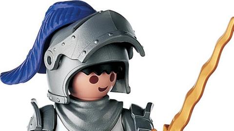 Welterfolg mit Plastikfiguren: Ein Playmobil-Ritter 