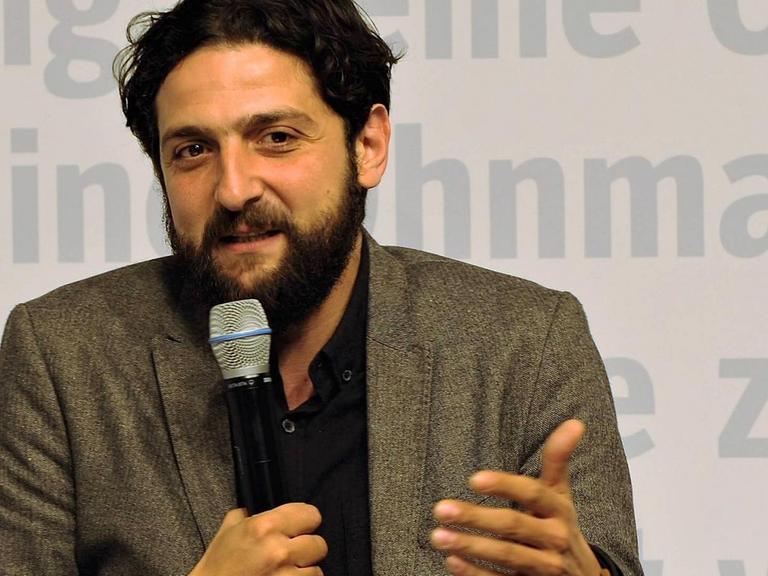 Der Soziologe Aladin El-Mafaalani auf der Frankfurter Buchmesse 2018