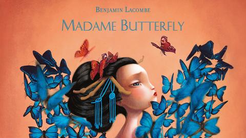 Ausschnitt aus dem Buchcover "Madame Butterfly" von Benjamin Lacombe