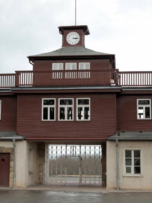 Der Eingang zur Gedenkstätte Buchenwald