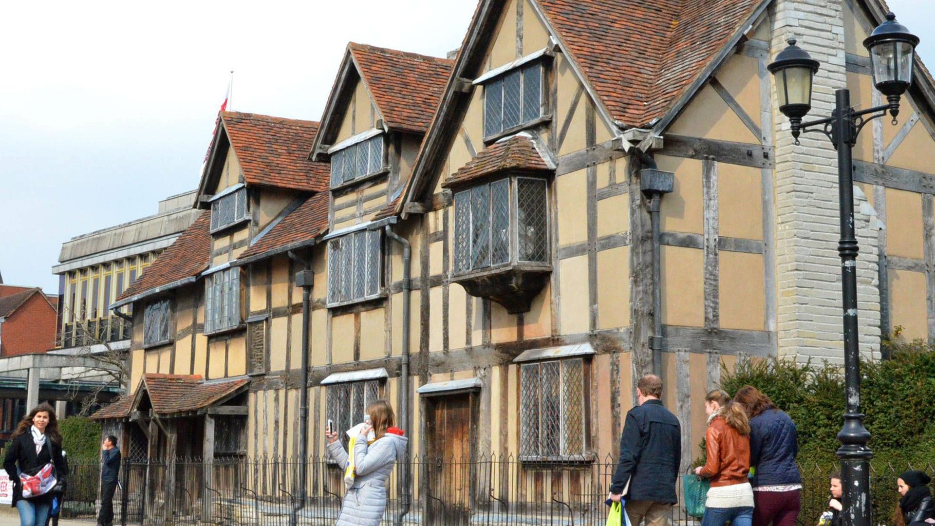 Das Geburtshaus von William Shakespeare in Stratford-upon-Avon Das Geburtshaus von William Shakespeare in Stratford-upon-Avon