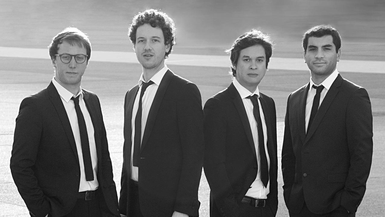 Das Quartett "Quatuor Van Kuijk". Das Quartett "Quatuor Van Kuijk".