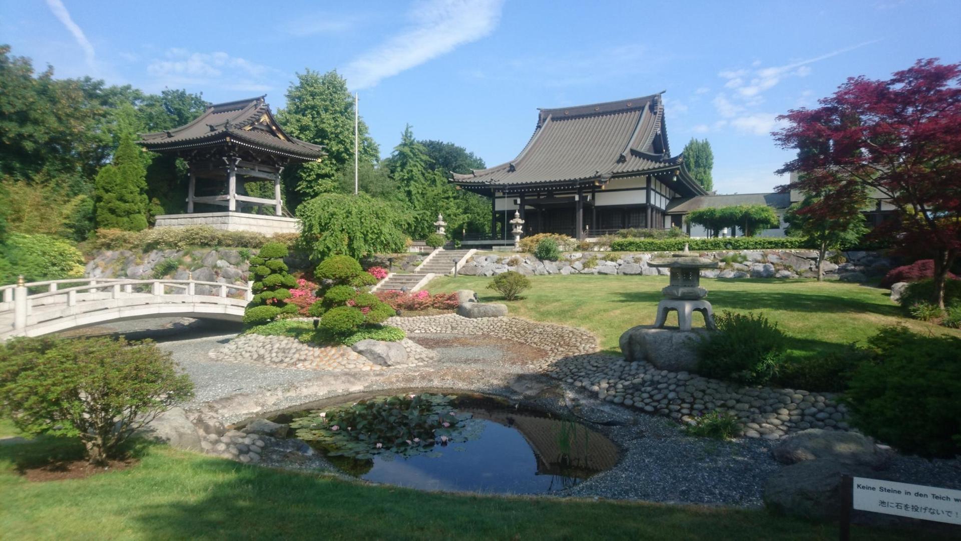 Japanischer Garten des EKO-Hauses in Düsseldorf (einem japanischen Kulturverein)