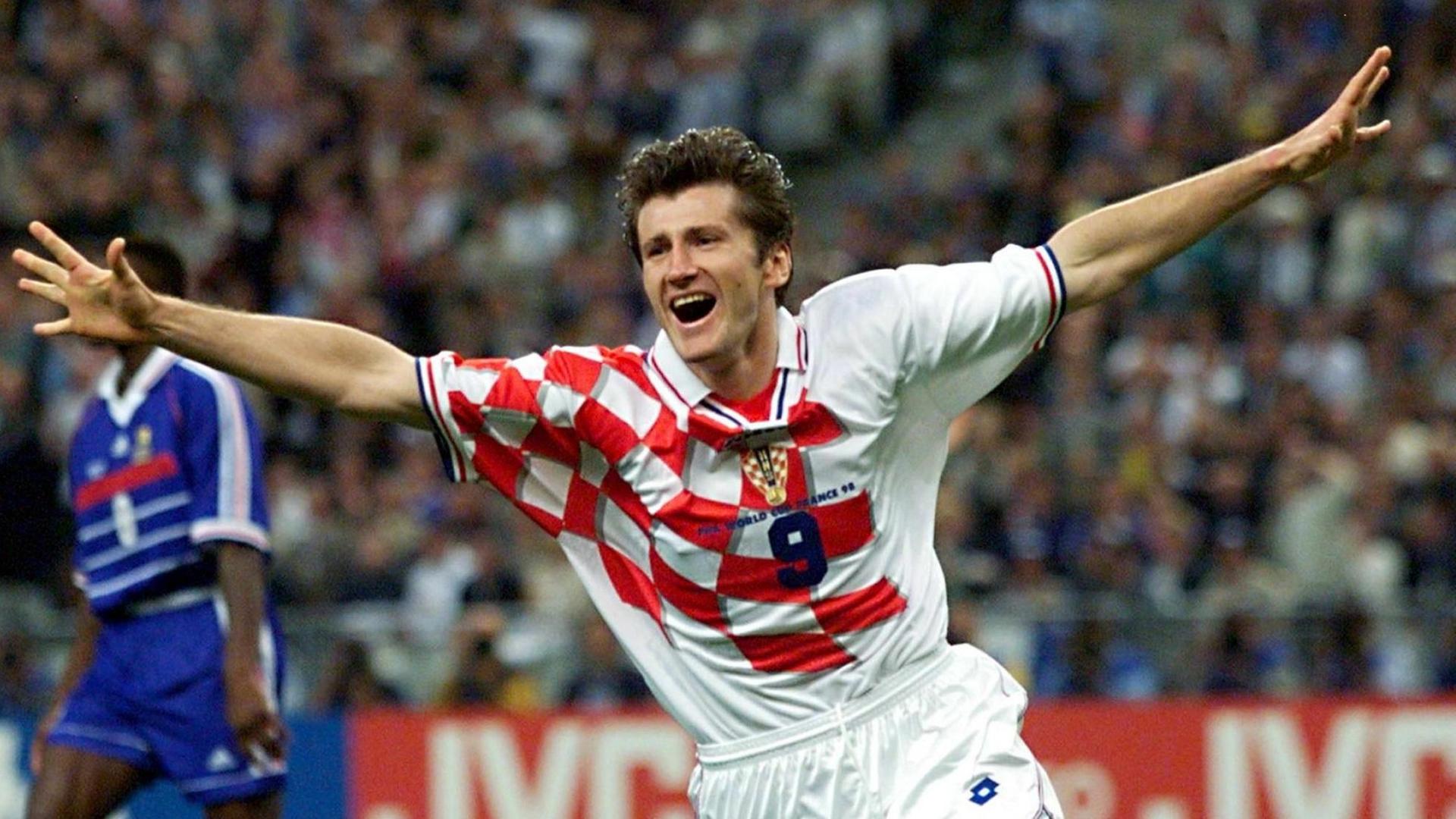 Bei der WM 1998 wurde Davor Suker Torschützenkönig.