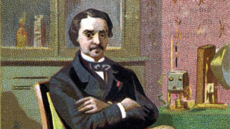 Der französische Physiker und Astronom Jean Bernard Léon Foucault (1819-1868) Der französische Physiker und Astronom Jean Bernard Léon Foucault (1819-1868)