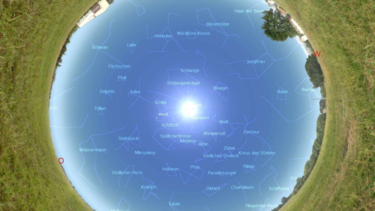 Nahe dem südlichen Wendekreis steht die Sonne jetzt mittags im Zenit Nahe dem südlichen Wendekreis steht die Sonne jetzt mittags im Zenit