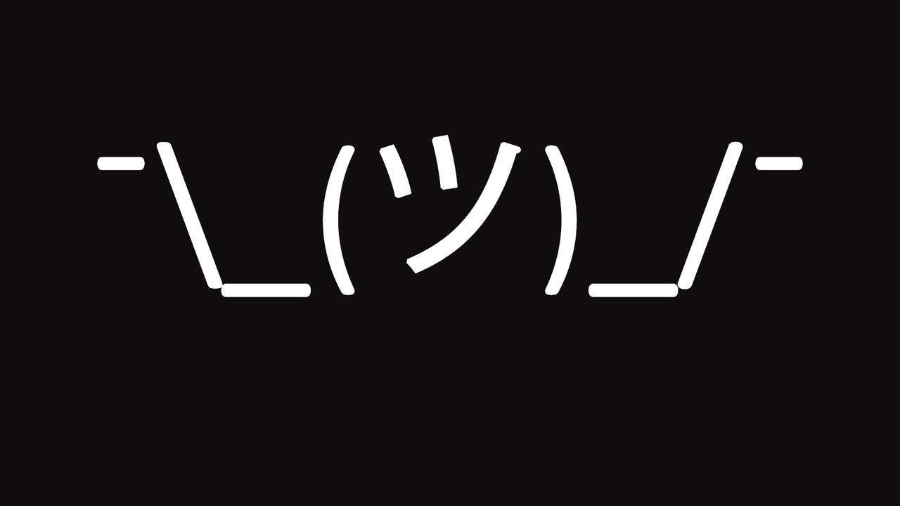 Shruggie-Emoticon Shruggie-Emoticon