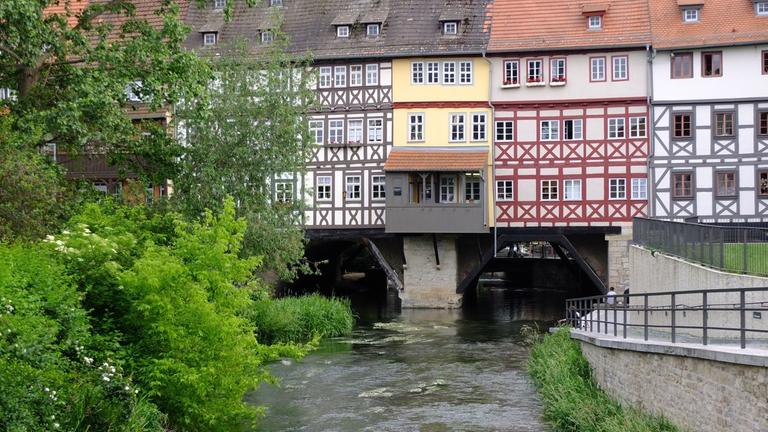 Die Krämerbrücke in Erfurt Die Krämerbrücke in Erfurt