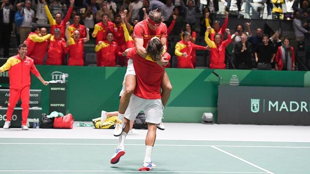 Tennis - Davis Cup Finale 2019 - Espagne qualifiee en finale - Nadal Lopez - Espagne TENNIS : Davis Cup Finale - Spain - 24/11/2019 ChrysleneCaillaud/Panoramic PUBLICATIONxNOTxINxFRAxITAxBEL