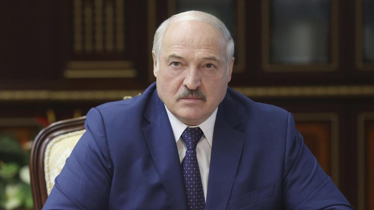 Der belarusische Machthaber Alexander Lukaschenko Der belarusische Machthaber Alexander Lukaschenko