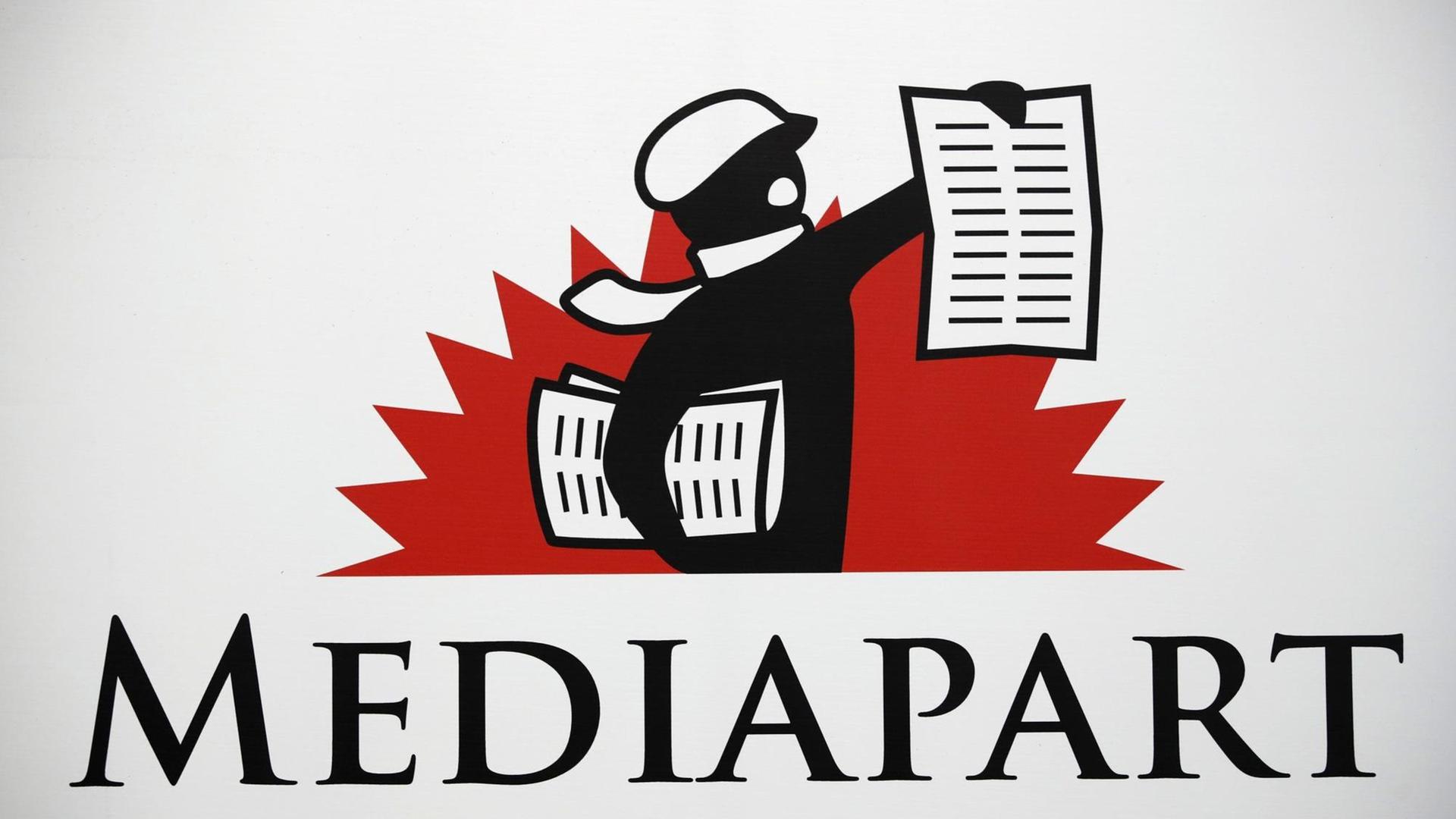 Das Logo des französischen Online-Magazins "Mediapart"