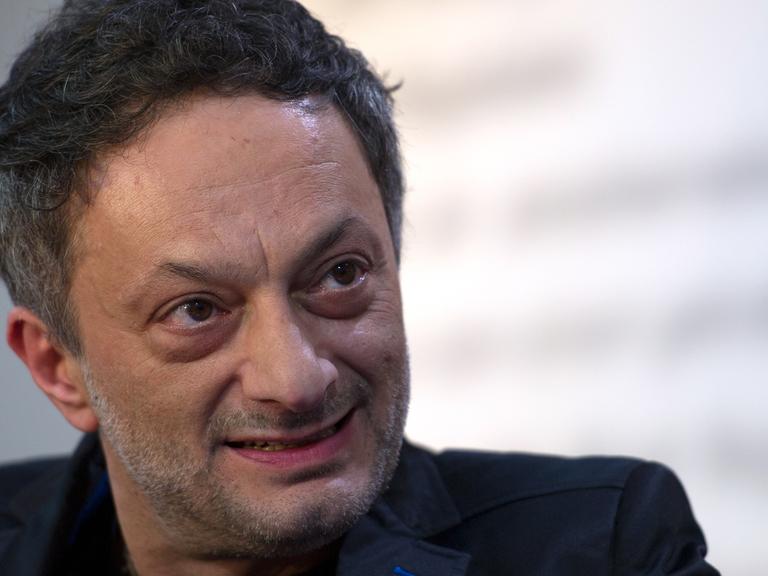 Der Schriftsteller Feridun Zaimoglu auf der Leipziger Buchmesse