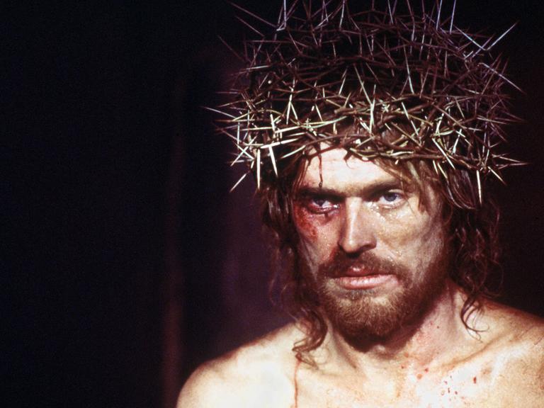 Willem Dafoe als Jesus mit Dornenkrone in "Die letzte Versuchung Christi" von Martin Scorsese von 1988