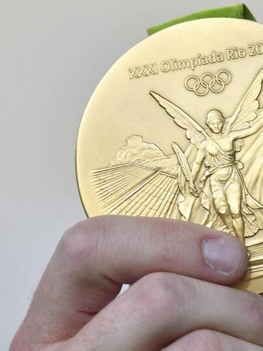 Eine Goldmedaille bei den Olympischen Spielen in Rio 2016