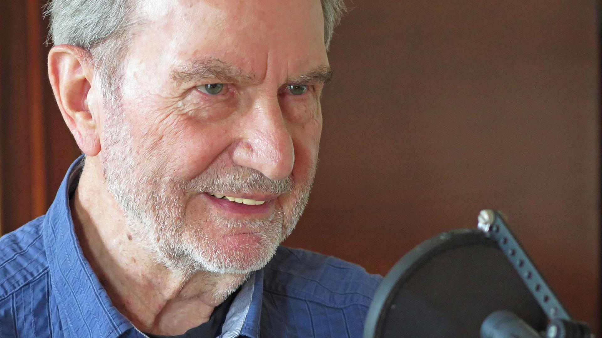 Der deutsche Regisseur Edgar Reitz am 9. Juni 2016 im Studio 5 des Deutschlandradio Kultur Der deutsche Regisseur Edgar Reitz am 9. Juni 2016 im Studio 5 des Deutschlandradio Kultur