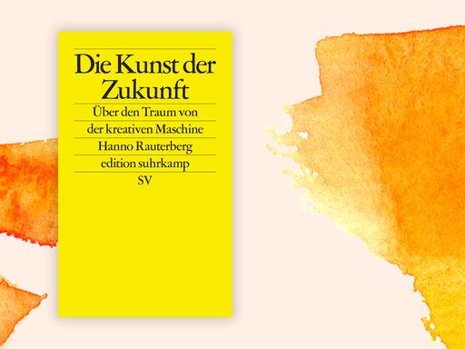 Das Buchcover "Die Kunst der Zukunft" von Hanno Rauterberg ist vor einem grafischen Hintergrund zu sehen.