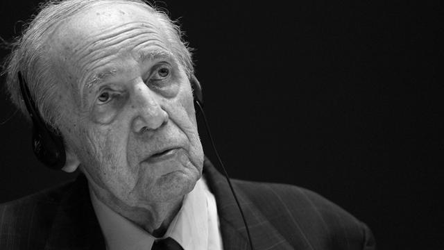 Pierre Boulez am 19. Juni 2013 in Madrid
