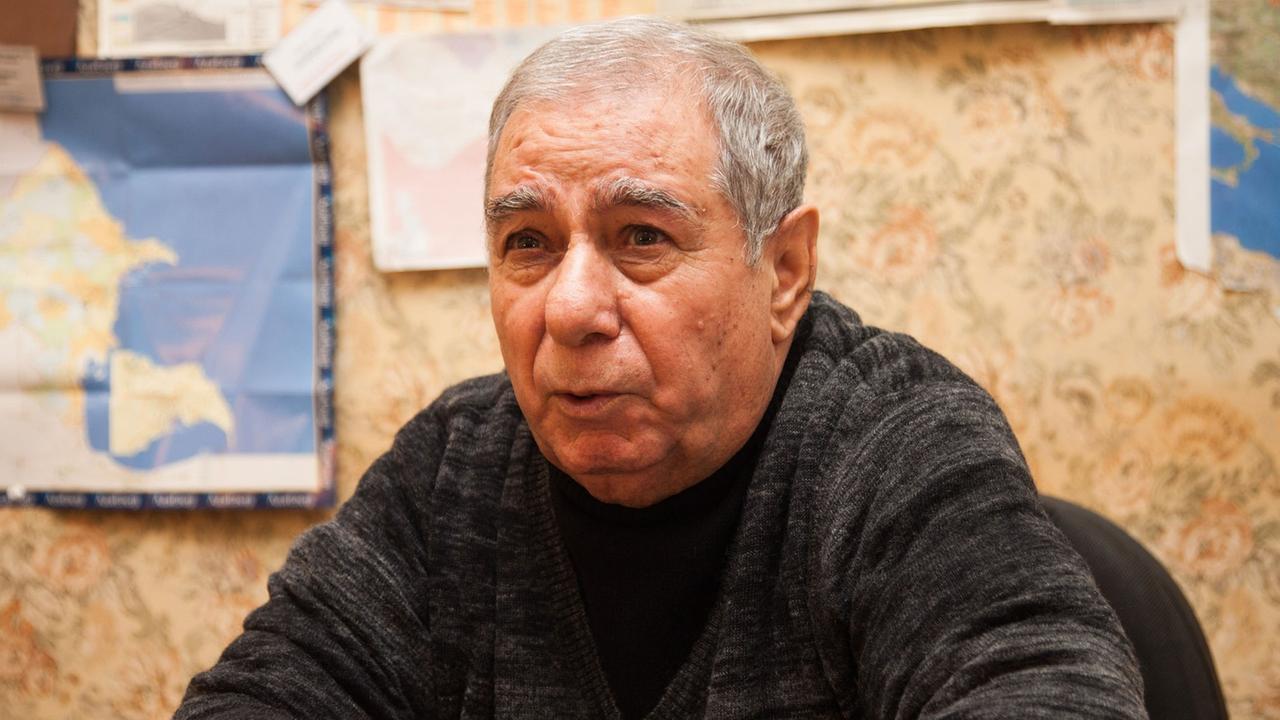 Der aserbaidschanische Schriftsteller Akram Aylisli Der aserbaidschanische Schriftsteller Akram Aylisli