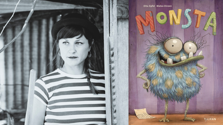 Die Schriftstellerin Dita Zipfel und ihr Bilderbuch "Monsta" Die Schriftstellerin Dita Zipfel und ihr Bilderbuch "Monsta"