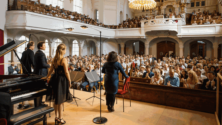 Abschlusskonzert des Moritzburg-Festivals 2015 in der Evangelischen Kirche Abschlusskonzert des Moritzburg-Festivals 2015 in der Evangelischen Kirche