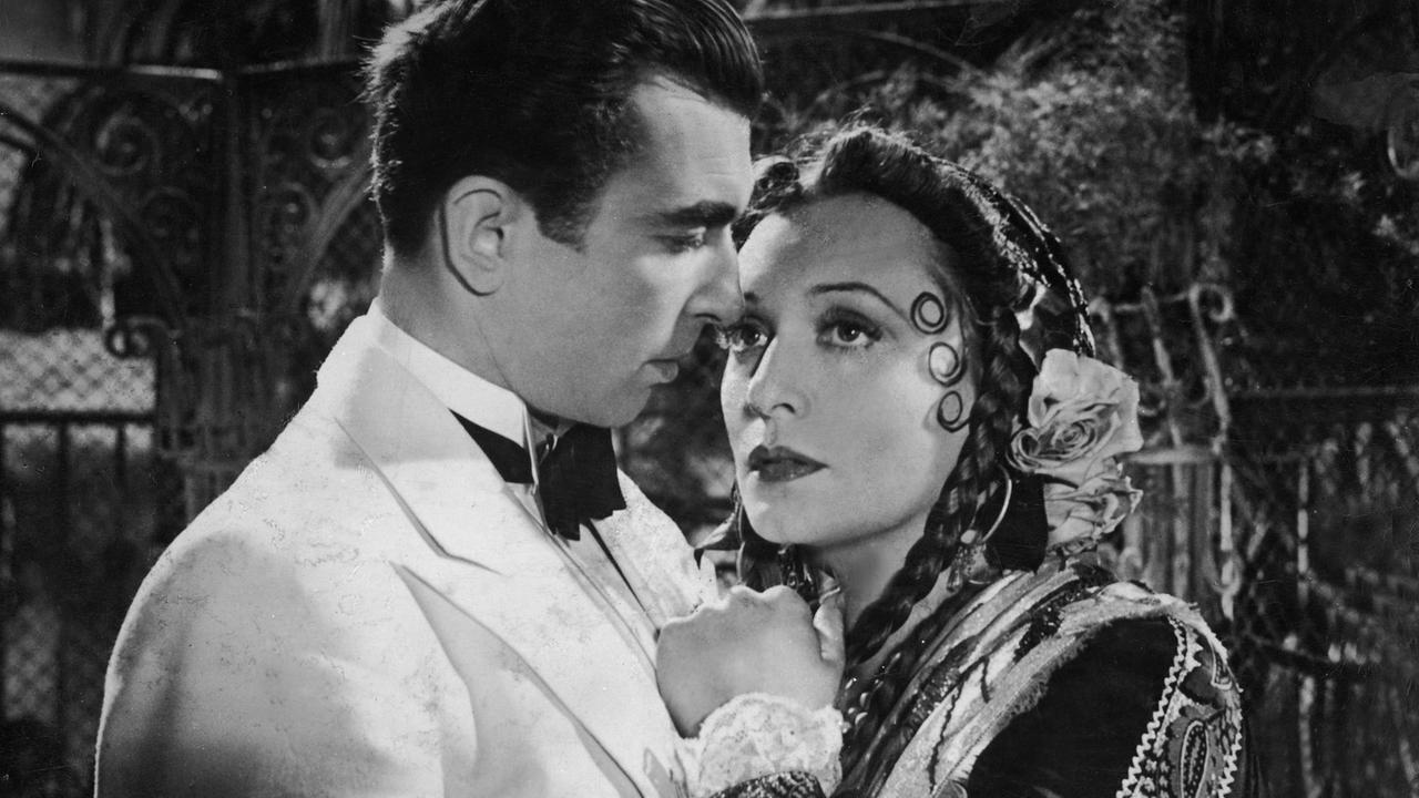 Szene aus dem Film „La Habanera” von Douglas Sirk mit u.a. Zarah Leander und Karl Martell Szene aus dem Film „La Habanera” von Douglas Sirk mit u.a. Zarah Leander und Karl Martell