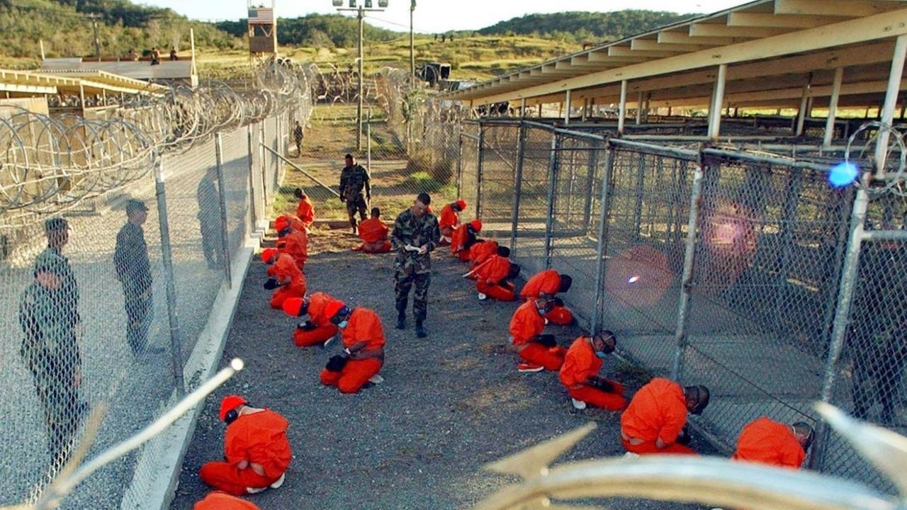 Häftlinge im US-Gefangenenlager Guantanamo