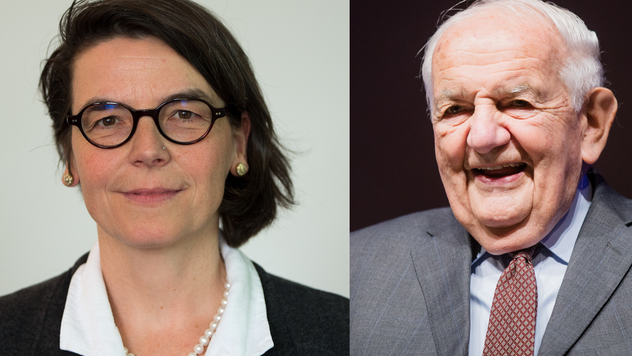 Christina aus der Au und Alfred Grosser Christina aus der Au und Alfred Grosser