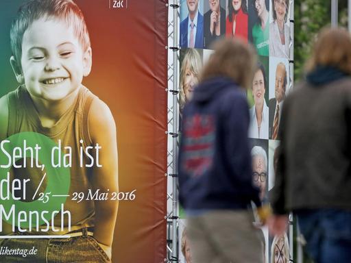 Der 100. Deutsche Katholikentag findet vom 25. bis 29. Mai 2016 unter dem Leitspruch "Seht, da ist der Mensch" in Leipzig statt.