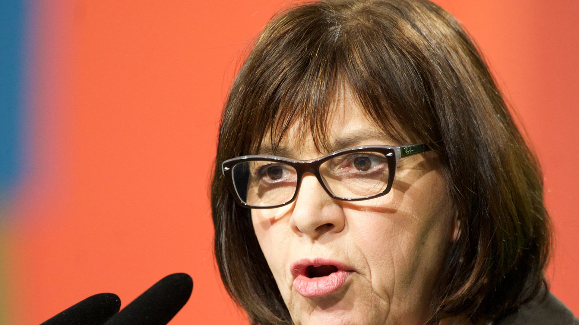 Rebecca Harms, Co-Vorsitzende der Europäischen Grünen Fraktion im Europäischen Parlament Rebecca Harms, Co-Vorsitzende der Europäischen Grünen Fraktion im Europäischen Parlament