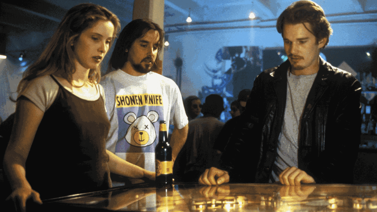 Szene aus dem Film "Before Sunrise" Szene aus dem Film "Before Sunrise"